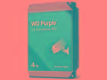 WD PURPLE WD44PURZ 4TB SATA, 600 128MB cache - Pro