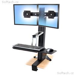 ERGOTRON WorkFit-S, Dual Sit-Stand Workstation, na