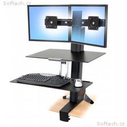 ERGOTRON WorkFit-S, Dual Sit-Stand, nastavitelný s