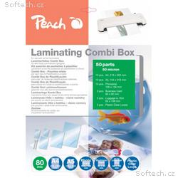 PEACH laminovací Combi Box 50, lam. fólie 10ks A4,