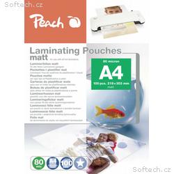 PEACH laminovací folie A4 (216x303mm), 80mic, matt