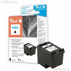 PEACH kompatibilní cartridge HP F6U66A, No 302, bl