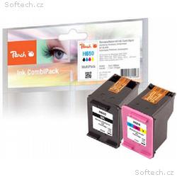 PEACH kompatibilní cartridge HP No 650 MultiPack, 