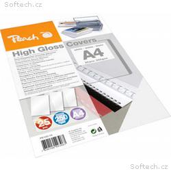 PEACH vazací zadní obaly, A4 250gsm, bílé, 25 ks
