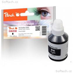 PEACH kompatibilní cartridge Canon GI-40, 50, blac