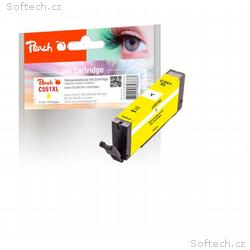 PEACH kompatibilní cartridge Canon CLI-551XL, yell