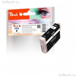 PEACH kompatibilní cartridge Epson T0801, black, 8