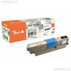 PEACH kompatibilní toner OKI 44973536, černá, 2200
