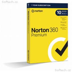 NORTON 360 PREMIUM 75GB CZ 1 uživatel pro 10 zaříz