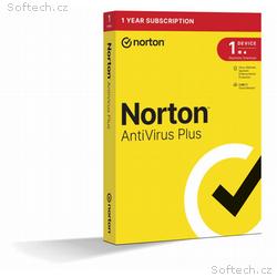 NORTON ANTIVIRUS PLUS 2GB CZ 1uživatel 1 zařízení 