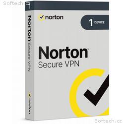 NORTON SECURE VPN 1 uživatel na 1 zařízení na 1 ro