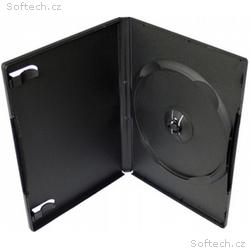 COVER IT Krabička na 1 DVD 14mm černý - karton 100