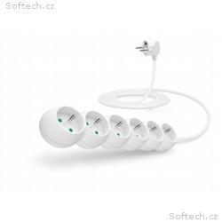 CONNECT IT prodlužovací kabel 230 V, 6 zásuvek, 3 