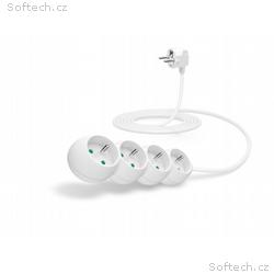 CONNECT IT prodlužovací kabel 230 V, 4 zásuvky, 3 