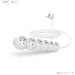 CONNECT IT prodlužovací kabel 230 V, 6 zásuvek, 3 