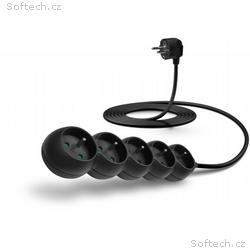 CONNECT IT prodlužovací kabel 230 V, 5 zásuvek, 3 