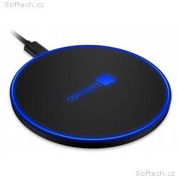 CONNECT IT WiFast bezdrátová nabíječka, 10 W, ČERN