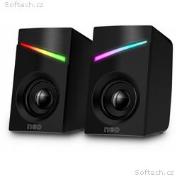 CONNECT IT NEO PC reproduktory 2.0, 3W, RGB podsví