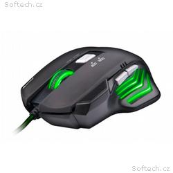 C-TECH herní myš Akantha (GM-01G), herní, zelené p
