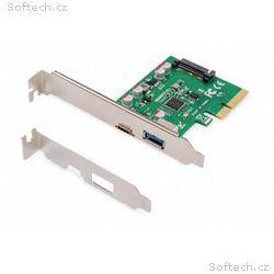 Digitus Karta PCIe, USB Type-C + USB Type-A až 10 