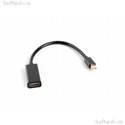 LANBERG adaptér mini DisplayPort 1.2 na HDMI, M, F