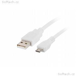 LANBERG Micro USB (M) na USB-A (M) 2.0 kabel 1m, b