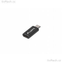 LANBERG adaptér USB-C (F) 2.0 na USB MICRO (M), če