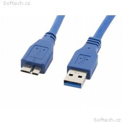 LANBERG Micro USB (M) na USB-A (M) 3.0 kabel 0,5m,