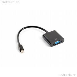 LANBERG adaptér mini DisplayPort 1.2 na VGA, M, F,