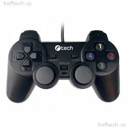 C-TECH Gamepad Callon pro PC, PS3, 2x analog, X-in