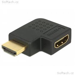 Delock adaptér HDMI A samec, samice, pravoúhlý, vl