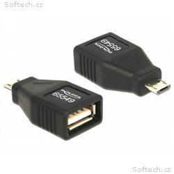 Delock Adapter USB micro-B samec > USB 2.0-A samic