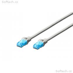 Digitus Patch Cable, UTP, CAT 5e, AWG 26, 7, měď, 