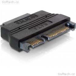 DeLock adaptér SATA 22pin samec -> Slim SATA 7+6pi