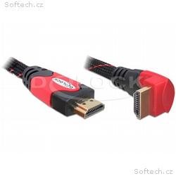 Delock HDMI 1.4 kabel A, A samec, samec pravoúhlý,