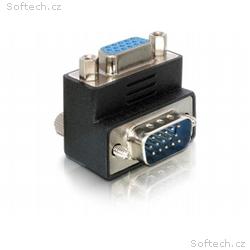 Delock adaptér VGA samec -> samice pravoúhlý