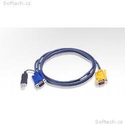 ATEN integrovaný kabel 2L-5203UP pro KVM USB 3 met