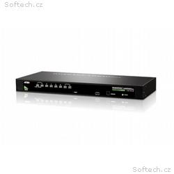 ATEN KVM přepínač CS-1308A USB a PS2 8PC, OSD, 19"