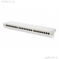 Digitus CAT 6 patch panel, stíněný, 24 portů RJ45,