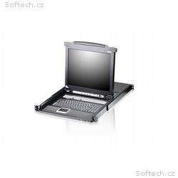 ATEN CL5708M-ATA-AG SINGLE RAIL 8P PS2-USB LCDKVMP