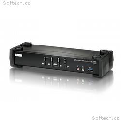 ATEN KVM switch CS-1924, 4-Port USB 3.0 4K Display
