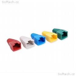 OPTIX Návlek na plug RJ45 s výřezem, šedý, pack (1