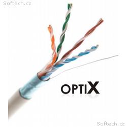 OPTIX FTP kabel (drát) Cat5e LSZH, 4páry bal.305m 