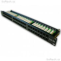 DATACOM Patch panel 19" UTP 48 port CAT5E LSA 1U B