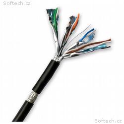 DATACOM S, FTP drát CAT7 PE, Fca 100m, plášť černý