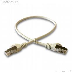 DATACOM Patch cord S, FTP CAT6A 0,5m šedý