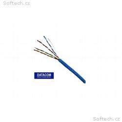DATACOM UTP lanko CAT5E PVC 305m box modrý