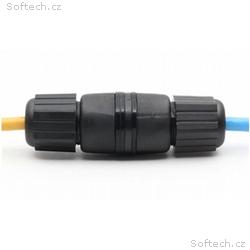 Stíněná vodotěsná RJ45 kabelová spojka Cat6