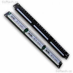 DATACOM Patch panel 19" UTP 24 port CAT5E LSA 1U B