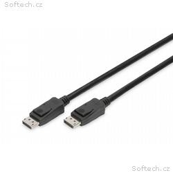 DIGITUS Připojovací kabel DisplayPort, DP M, M, 3,